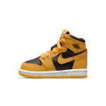 Air Jordan 1 Retro High OG TD Pollen Beebisneakerid Kollane Must Valge AQ2665-701 22