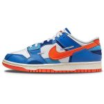 Nike Dunk Low Scrap Knicks Meeste Tennised Valge Turvalisus-Oranž Keskmine Sinine DM0128-100 40