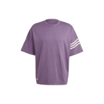 Adidas Originals Adicolor Neuclassics T-s&auml;rk kolme triibuga kaelus Meeste pealisr&otilde;ivad Tumehall Lilla IN4674 S gray