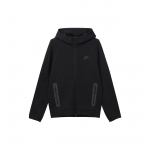 Nike &uuml;hev&auml;rviline lukuga kapuutsiga spordijakk kahekordse lukuga Meeste jakid Must FB7922-010 L