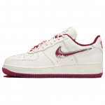 Nike Naiste Air Force 1 Low Valentinip&auml;ev 2024 Naiste Tennised Kreemjas Valge Team-Red FZ5068-161 36.5