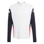Adidas Aeroready Tiro 25 Pro Series Mugav Pehme Mitmek&uuml;lgne Pikkade Varrukatega Jalgpallis&auml;rk Meeste pealsed Valge Pure-Jewel-Red JX7074 2XL