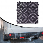 Drainage Floor Tile for Car Washing High Strength Easy to Install 40cmx40cmx3cm Garage Flooring