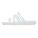Crocs avatud nina libisevad kummitalaga kiirkuivavad antibakteriaalsed pl&auml;tud naiste jalatsid valge 208537-100 38-39 white
