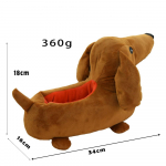Dachshundi pl&uuml;&uuml;sist sussid - Mugavad talvised magamistoa jalatsid Dachshund Slippers (Pair)