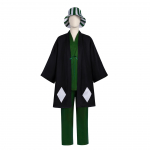 Anime Bleach Cosplay Urahara Kisuke Gotei 13 Kost&uuml;&uuml;m Kimono &Uuml;likond Keep &Uuml;laosa P&uuml;ksid M&uuml;ts T&auml;iskomplekt Halloweeni Kost&uuml;&uuml;miks T&auml;iskasvanule L 50-55kg beež