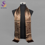BYSIFA|Hall Siidist Lips-sall Meeste Talvine Mood 100% Siid Meeste Pikad Sallid Lipsud Br&auml;nd Pehme Kahekihiline Sall Lips 160*26cm