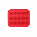 1 tk silikoonmatt kuumade pannide jaoks Multifiction matt - kuumakindel silikoonmatt - vastupidavad ja painduvad kuumaalused k&ouml;&ouml;gileti jaoks One Size punane