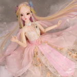 Erihind DBS Nukk 1/3 BJD Mehaanilise liigendiga keha meigiga, sealhulgas juuksed, silmad, riided, 62 cm k&otilde;rgus T&uuml;drukute unistuste haldjas
