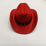 Lemmiklooma koera kassi kauboi m&uuml;ts Kauboi riietus kutsikale reguleeritav m&uuml;ts, mis sobib v&auml;ikestele koertele ja kassidele S&uuml;nnip&auml;evapeo kaunistamiseks m&otilde;eldud fotosessioonid S punane