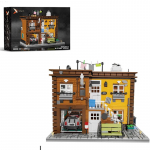 2284 TK Inglise suvila ehitusklotsid Retro maja autoga Moc mudel klotsid Lauakaunistus DIY m&auml;nguasjad lastele P&uuml;hade kingitused