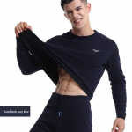 Nanjiren Men's Fleece-Lined Thermal Underwear Set 2XL