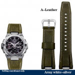 Uus ehtsast nahast kellarihm Casio Steel Heart Watch GST-B400 GST-B400BD seeria modifitseeritud rihm nailonist spordik&auml;epael mees