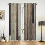 V&auml;rvilised puidust lauad Retro akna kardinad Kodu kaunistus Elutoa kardinad Lastetoa eesriided Cortinas K&ouml;&ouml;gi Magamistoa jaoks 107W x 115H(cm) x2