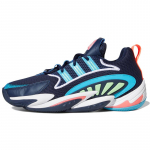 Adidas Crazy Byw 2.0 'Collegiate Navy Signal Cyan' tossud FY2207 40⅔