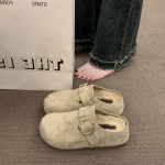 Fliisist Birkenstock poolpapud laisk &uuml;ks pedaal 2025 s&uuml;gis uus paksude talladega kott-nina sussid naiste v&auml;lisjalan&otilde;ud naiste kingad 35 beež