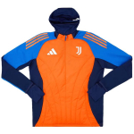Adidas Juventus 2024-25 V&auml;rviplokk 1/4 t&otilde;mblukuga kapuutsiga pikkade varrukatega mugav jalgpallis&auml;rk Unisex topid IT3596 XL