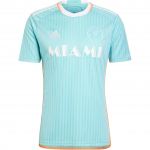 Adidas International Miami CF 24 Messi Teine v&otilde;&otilde;rsilma s&auml;rk L&uuml;hikeste varrukatega jalgpallis&auml;rk Meeste s&auml;rgid Mitmev&auml;rviline JE6078 S