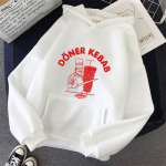 Doner Kebab Weed Kapuutsiga S&auml;rk Naistele Moodne Hip Hop Pikkade Varrukatega Pullover Naiste Dressipluus Streetwear Dressipluus Unisex R&otilde;ivad S