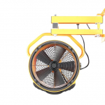 XPOWER FA-300K V&otilde;imas seinale kinnitatav doki ventilatsiooni aksiaalventilaator mehaanilise k&auml;ega EU Plug kollane