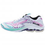 Mizuno Wave Lightning Z7 libisemiskindlad kulumiskindlad madalad v&otilde;rkpallikingad Unisex Valge Lilla tossud V1GA220053 42 lilla