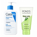 POND'S Aknevastane Puhastaja ja CeraVe Niisutaja Komplekt