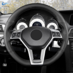 Mercedes Benz A45 AMG W176 C63 W204 CLA C117 CLS S-mudelile 2011-2016 K&auml;sipunutis auto roolikatte nahksisustus