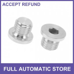 304 Stainless Steel Pipe Fittings M12x175 Hexagon socket plug 2Pcs