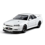 1/24 Nissan Skyline GTR-R34 Kiired ja vihased Sulam Autode Mudel Heli Valgus Kollektsioneeritav Miniatuur Voiture Diecast M&auml;nguauto Poiss