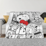 Snoopy tarvikud Tekk Soe Mugav Kohev Visketekid Diivanile 50x60 tolli Mitu suurust Voodikate 75x100cm 30x40in