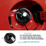 Abarth 595 595C 695 695C 2012-2024/Fiat 500 500C 2008-2024 jaoks T&otilde;eline kuiv k&otilde;va s&uuml;sinikkiust LHD RHD auto sisemine k&uuml;tusepaagi korgi liist For Fiat 500