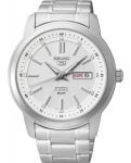 Seiko 5 Automaatne Analoog P&auml;eva- ja Kuup&auml;evaga Meeste K&auml;ekell SNKM83J1 valge
