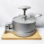 652F Tugev alumiiniumist hamburgeripress elastomeerist mittenakkuva pinnaga ja kiirvabastusvedruga probleemivabaks kotletikujunduseks China Mainland