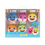 Pinkfong Baby Shark sensoorse m&auml;ngu treeningheli nukkude komplekt Korea nukk