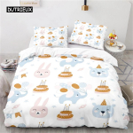 Tekikott Armas Joonisfilm Loomade Kuningas Lastele T&uuml;drukutele Poisile Teismelisele Kingitus Armas Dinosaurus Koer Tekikott Mikrokiust Voodipesu Magamistuba EU Single(135*200cm)3pcs