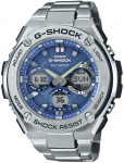 Casio p&auml;ikeseenergial t&ouml;&ouml;tav meeste k&auml;ekell G-SHOCK G-STEEL raadio teel juhitav GST-W110D-2AJF
