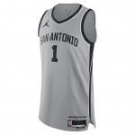 Jordan NBA Victor Wembanyama San Antonio Spurs Statement Edition AU M&auml;ngija Versioon 1 &Uuml;mmargune kaelus Varrukateta Korvpallis&auml;rk Meeste s&auml;rk HM4892-007 XL
