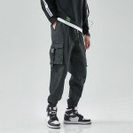 Mehed Joggers Cargo Denim P&uuml;ksid Baggy Harem Jaapani t&auml;navar&otilde;ivad Styke meeste pahkluu Harajuku vabaaja hip hop teksad p&uuml;ksid mehed XXXXXL must