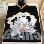 One Piece tegelase tr&uuml;kiga flanelltekk, k&otilde;rge kvaliteediga, mugav k&otilde;ikidel aastaaegadel, kodukaunistus, soojus ja mugavus, ideaalne j&otilde;ulukingituseks 130cm x 150cm brown