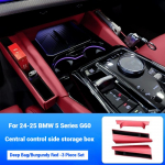 BMW 5. seeria i5 G60 2025-2026 jaoks Keskjuhtimispuldi panipaigakast istmevaheline karp Sisekujunduselemendid Auto siseaksessuaarid