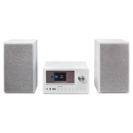 Mini HiFi s&uuml;steem - MEDION - Internetiraadio DAB/FM - CD-m&auml;ngija - 2x15W RMS - Valge valge