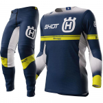 2025 husqvarna Motokrossi varustuskomplekt &Uuml;lemine maastikuratas MX-kombo Must mootorratas&auml;rk Ja P&uuml;ksid M 32 sinine