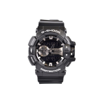 CASIO Meeste vedelkristall/analoog topeltn&auml;iduga seeria Must k&auml;ekell GA-400GB-1A GA-400GB-1A Black