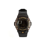 CASIO Meeste Must Kell G-7710-1DR G-7710-1DR Black Dial Black Strap