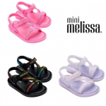 Mini Melissa l&otilde;hnavad geelsandaalid triibulised M kummist beebidele Mskcf2tsst11 140 190MM white/140(7)