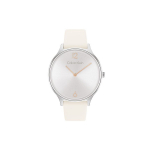 Calvin Klein kvartsikell nahkrihmaga 38 mm valge sihver minimalism klassika 30 m veekindel naistekellad 25200010 Regular Watch Box,White Dial 25200010