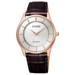 CITIZEN Ecology Drive kollektsioon 50m veekindel valgusj&otilde;ul t&ouml;&ouml;tav kvartsmehhanism nahkrihm BJ6483-01A Silver Dial