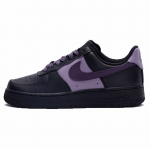 Nike Air Force 1 Bubble Jellyfish, Salted Grape Slip Resistant Low top Skateboard Shoes Women's Black Purple DD8959-001(Team15-) 36