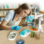 A25F-Elektriline vaiksegisti, Epoks&uuml;vaigu segisti elektrilise alusega, Elektriline segisti komplekt vaiguvormidele, V&auml;rvi, Vaikude t&ouml;&ouml;riist, DIY valge