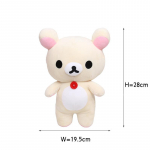 Uus maasikane Rilakkuma pehmem&auml;nguasi Kawaii Anime pruun karu pehmem&auml;nguasi armastav paarim&auml;nguasi t&uuml;drukule meeldivad kingitused